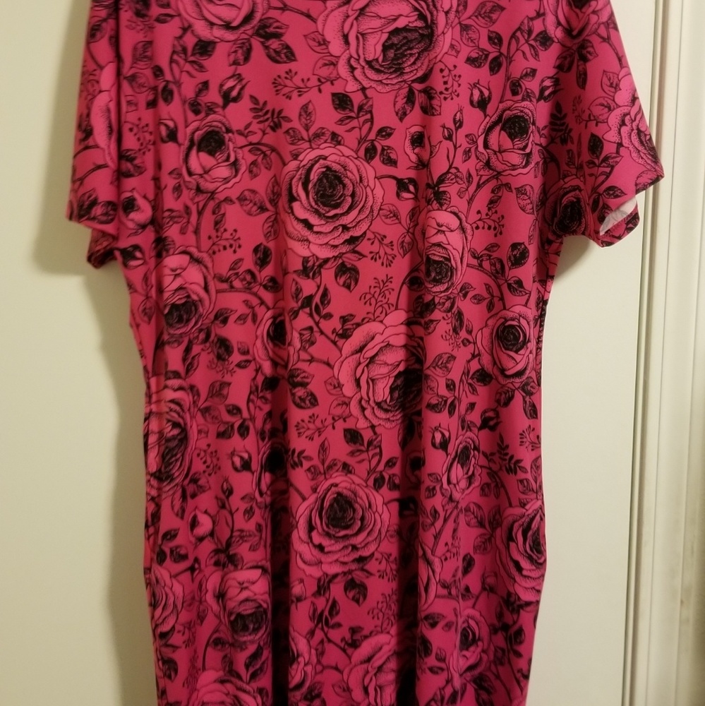 LuLaRoe Marley Dress Floral 2XL
